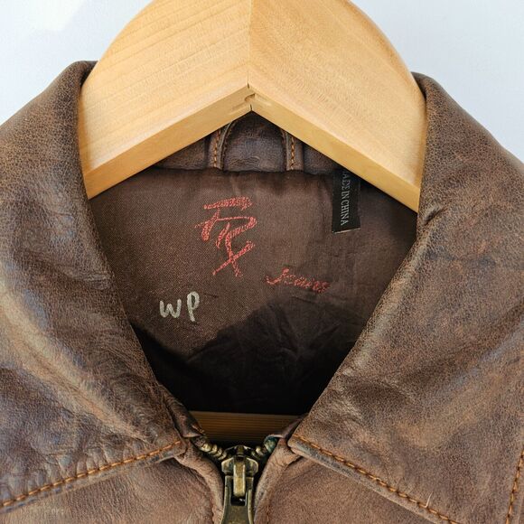 FRX Jeans Leather Jacket - Picture 6 of 6